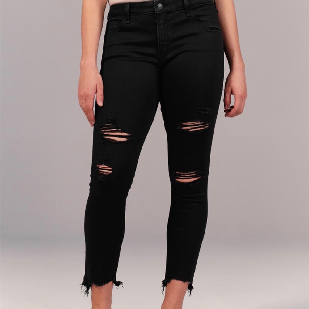 Abercrombie & Fitch midrise super skinny jeans